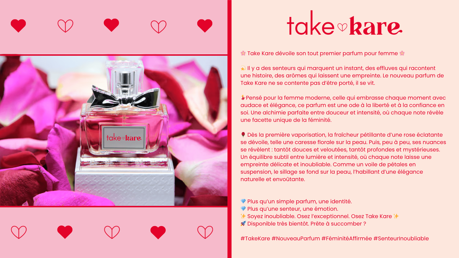 Take Kare mokcup parfum